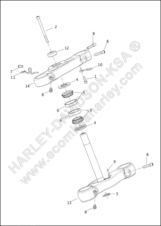 FORK BRACKETS, FRONT